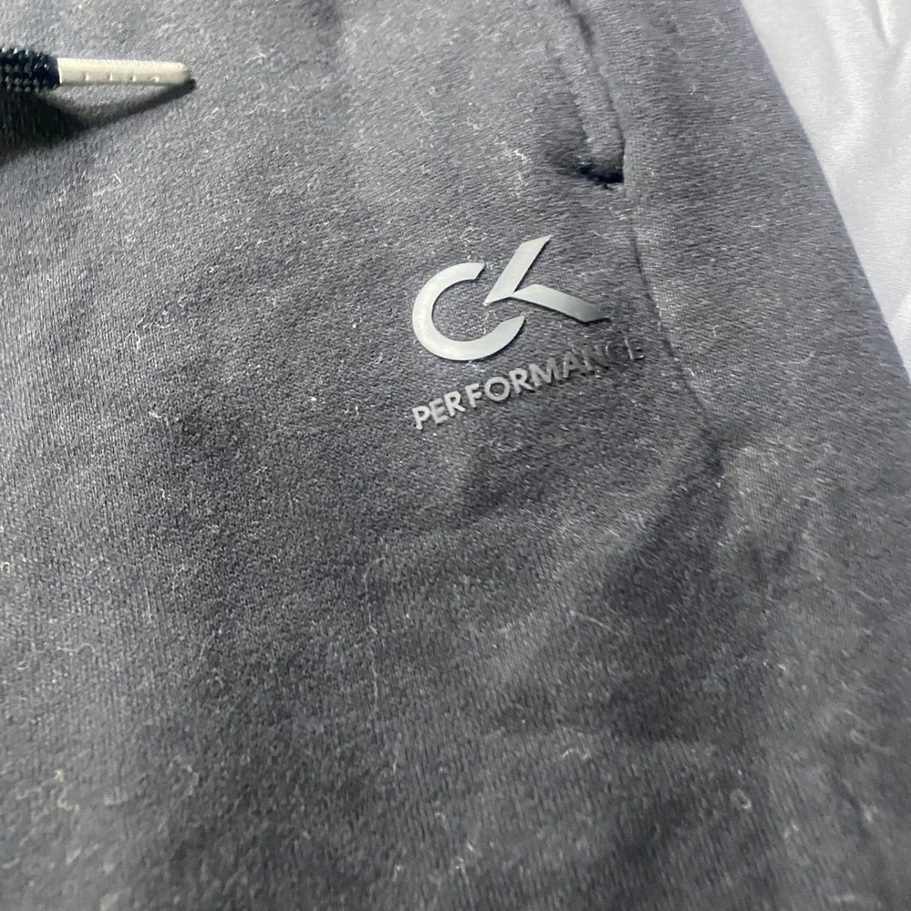 Calvin Klein Men's Black Casual Sweatpants Size Medium Drawstring Lounge Athleti
